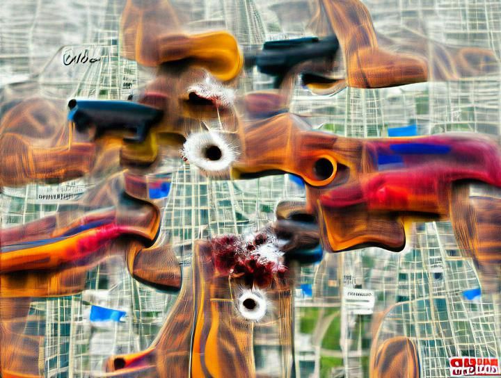 Abstract Depiction of Chicago Gun Violence