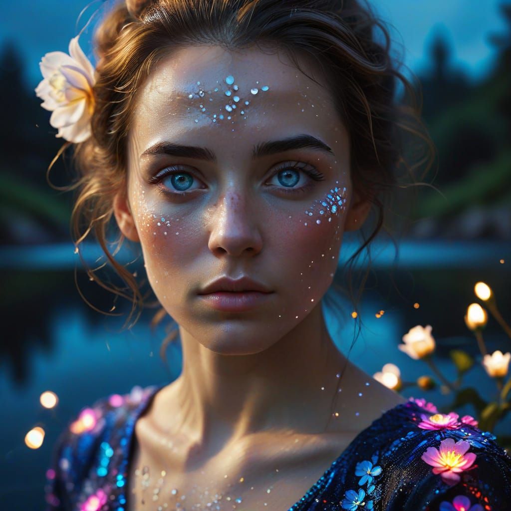 Serene Hermione Granger in Neon Beauty