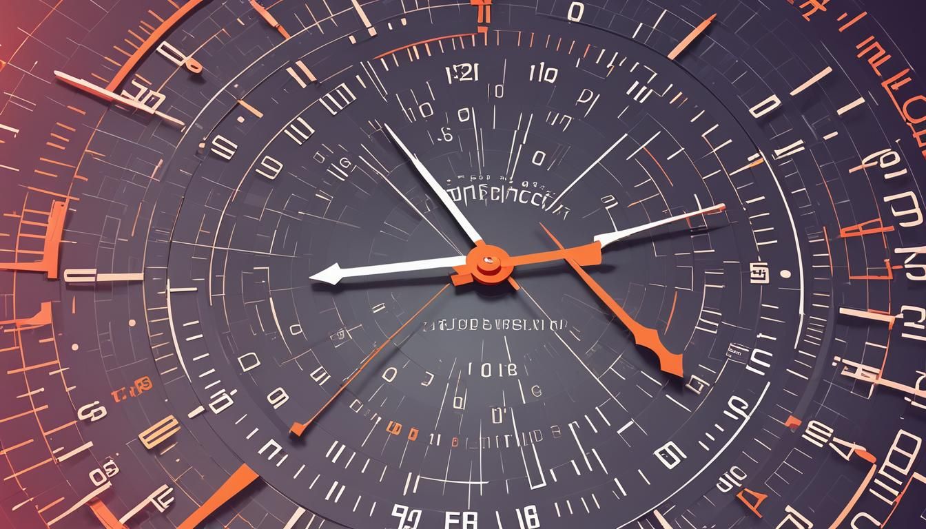 Disciplined Clock in Kinetic Typography Art