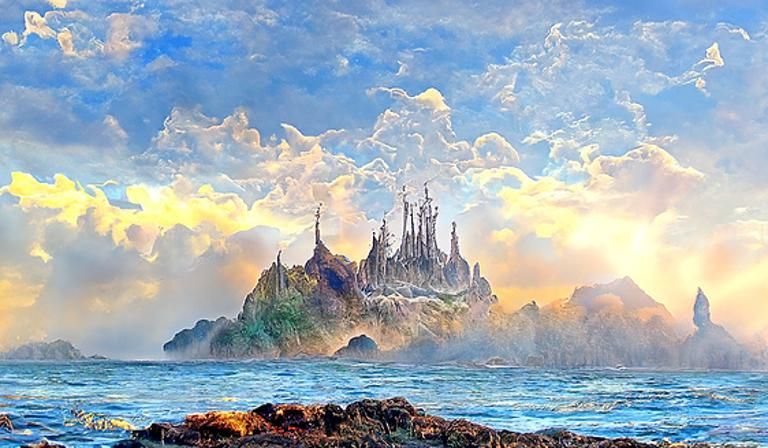 Enchanted Boat Journey to Hy-Brasil Island