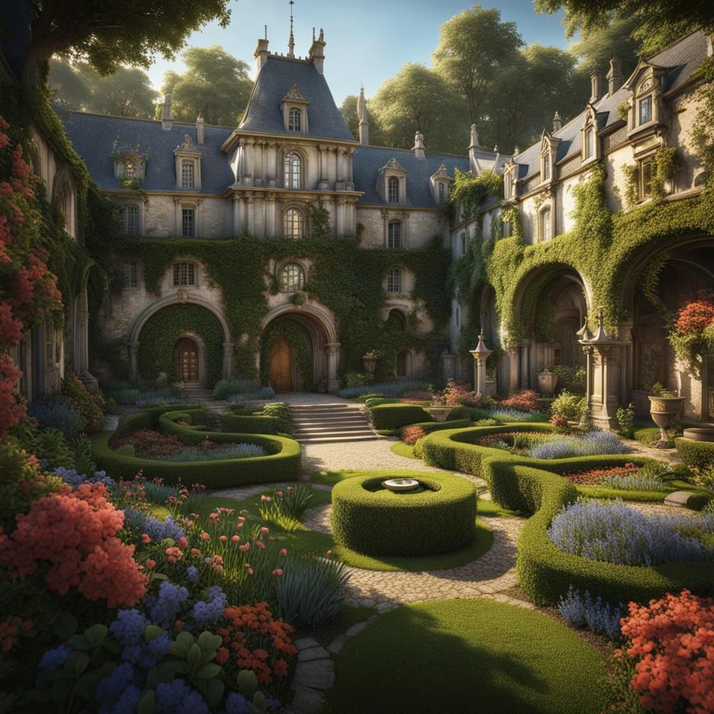 The Enchanted Blooms Courtyard