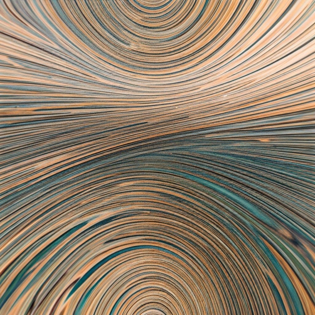 Abstract Song in Ink and Plaster