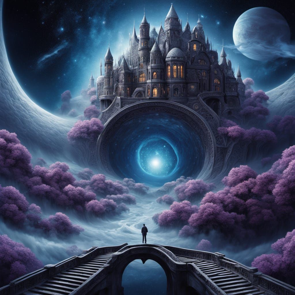 Cosmic Dreamscape of Truth's Light Piercing Control