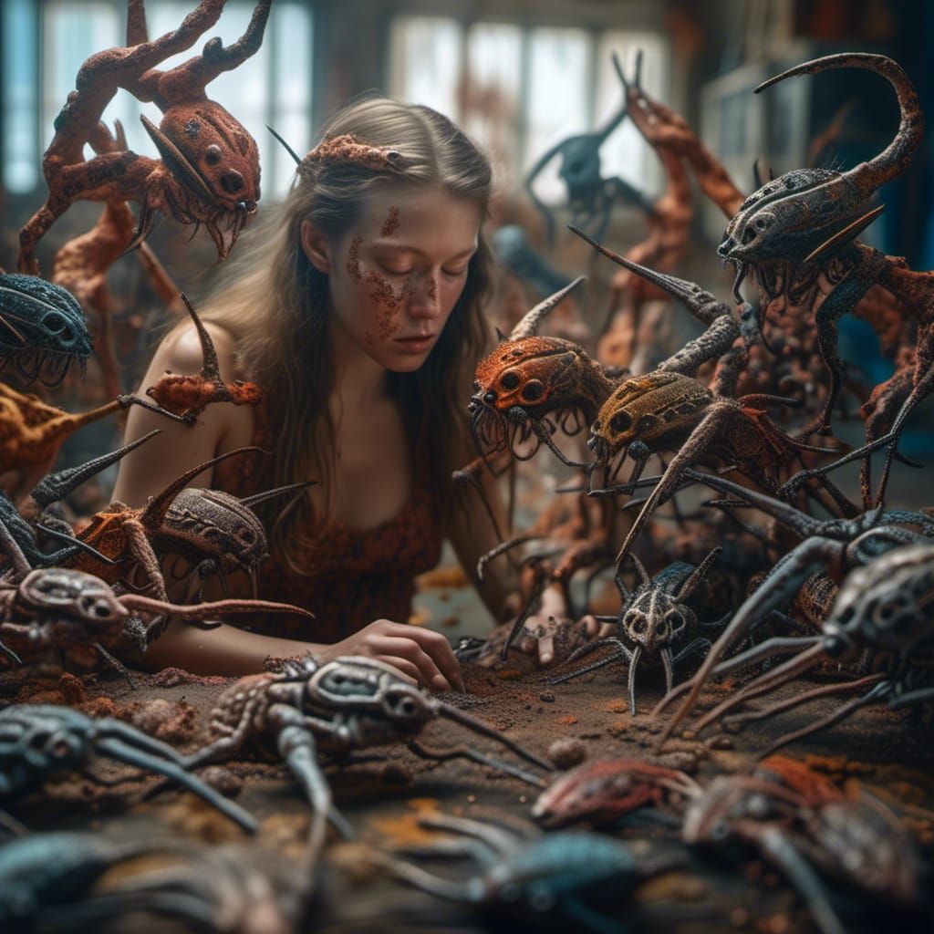 Bizarre Galaxy Portraits in Hyperrealism Style