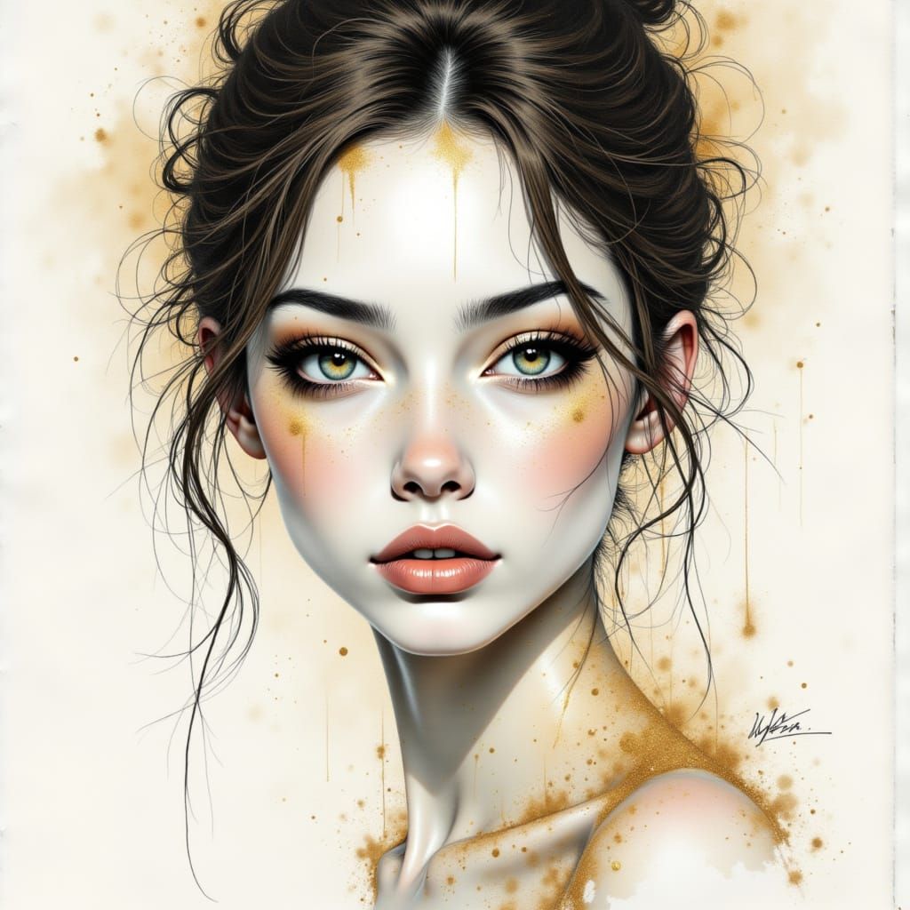 Portrait of a young woman