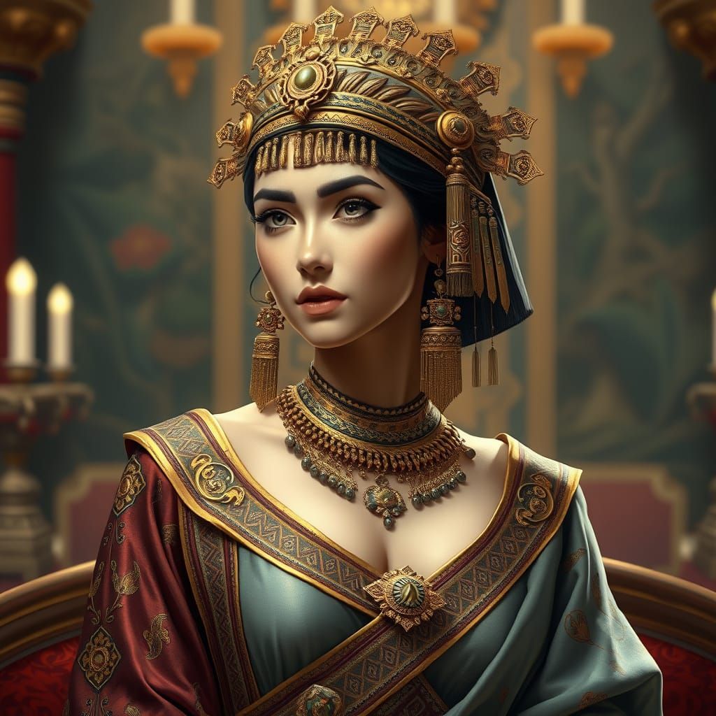 Egyptian and Ming Dynasty Princess Portrait