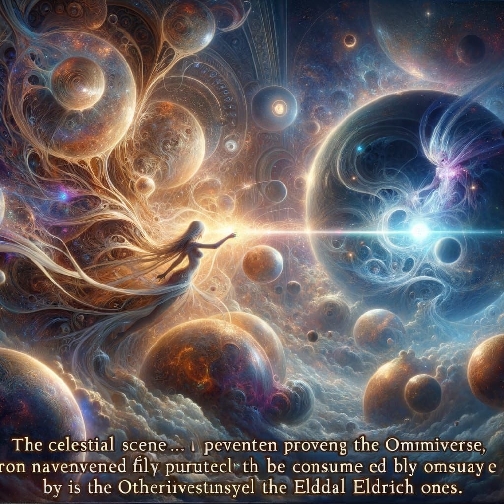 Heroic Ghost Saves Omniverse: Graphic Novel Art