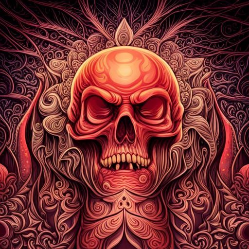 Gothic Horror Apple Pustule Virus Concept Art