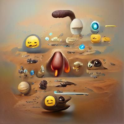 Poo Emoji Cartoon Rendering