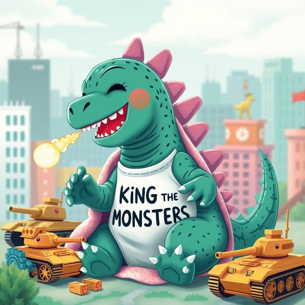 Adorable Baby Godzilla: King of the Monsters