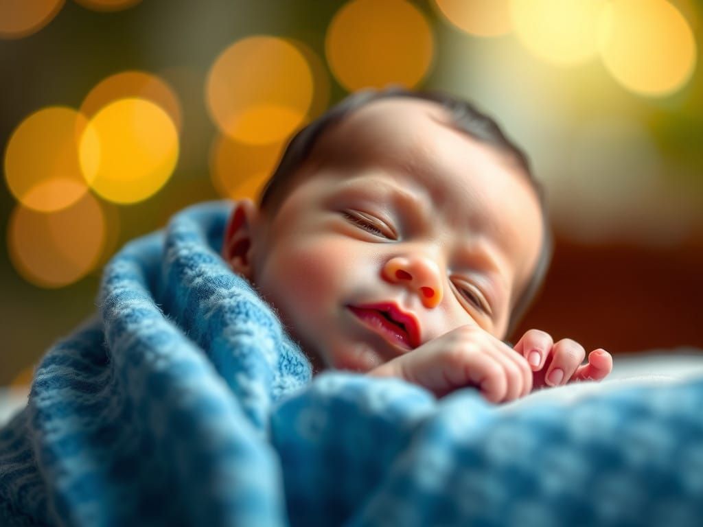 Delicate Preemie Portrait in Soft Focus