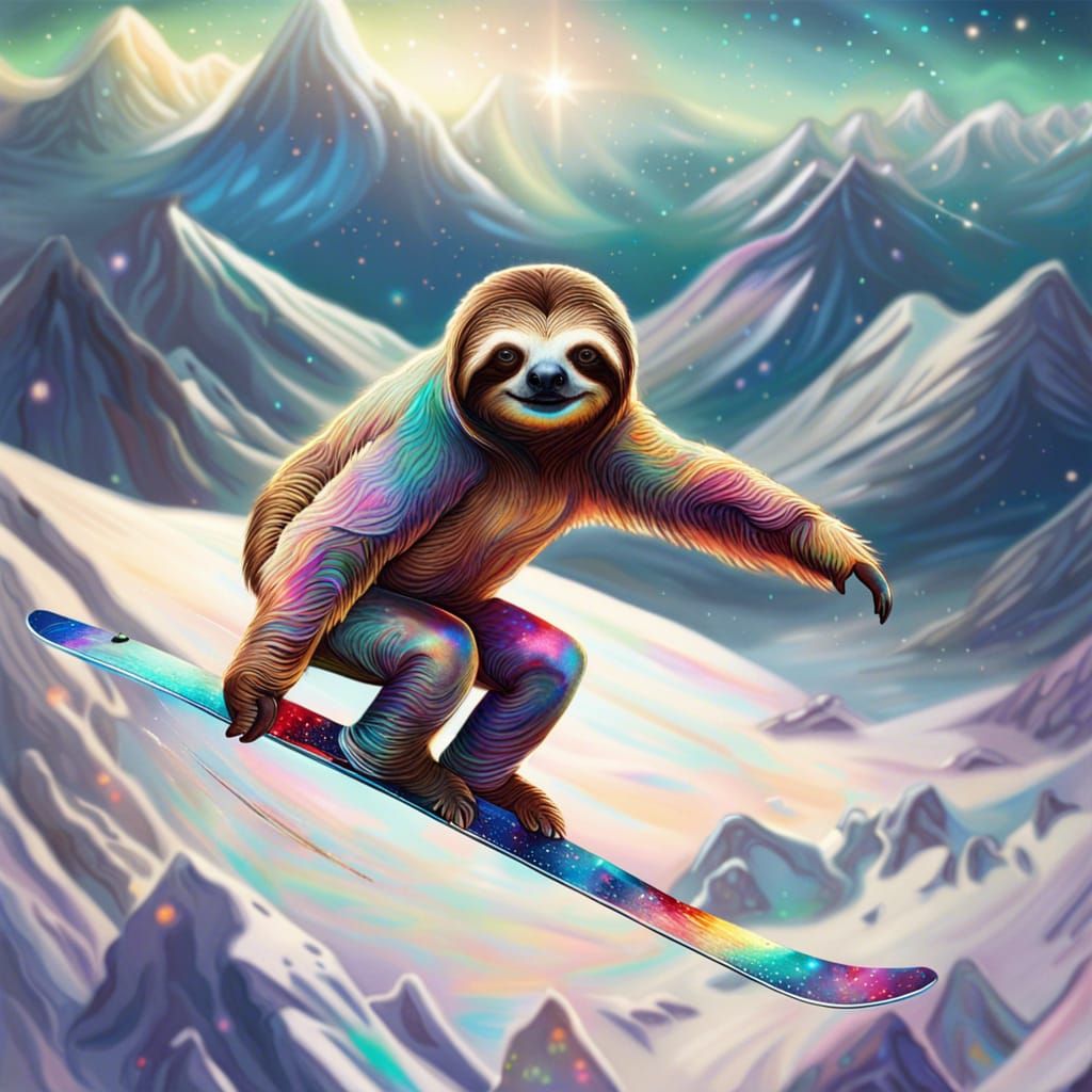 Sloths on Skis: Aerial Jumps in Cosmic Style