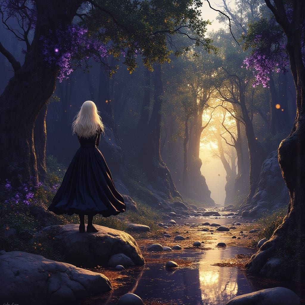 Dark Fantasy Alice in Wonderland Concept Art in 8k Resolutio...