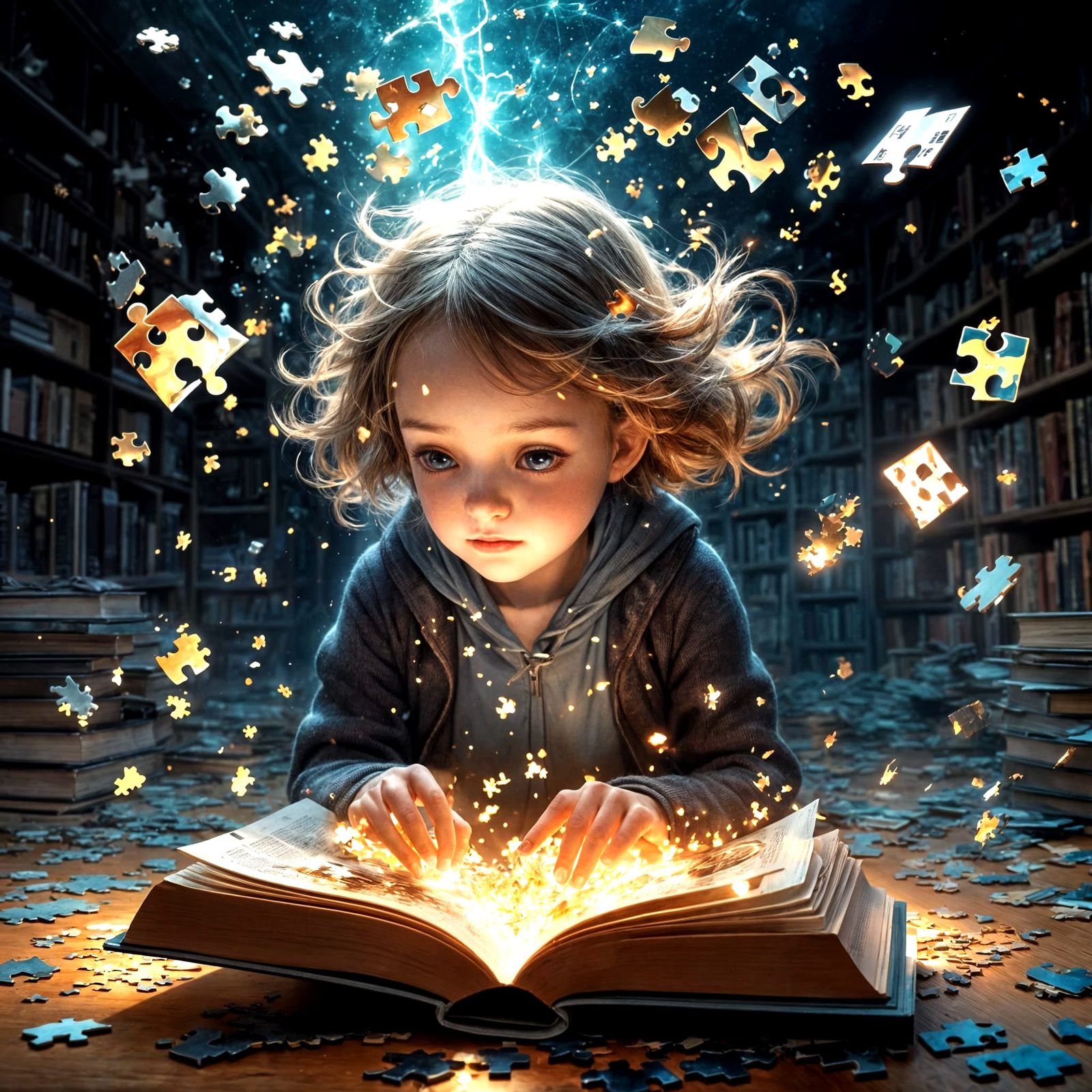 Magical Girl Conjures Puzzle Explosion