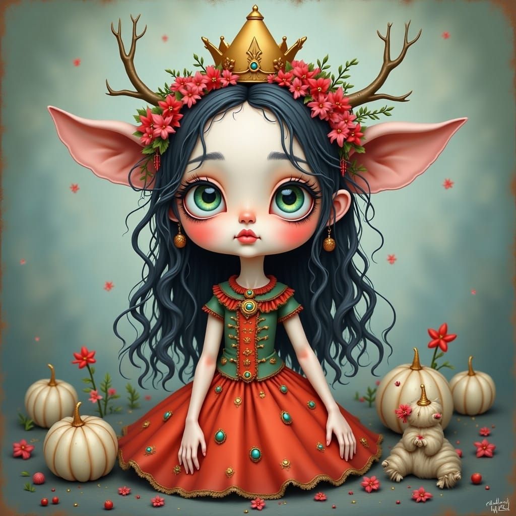 Hygge Style Horse Portrait