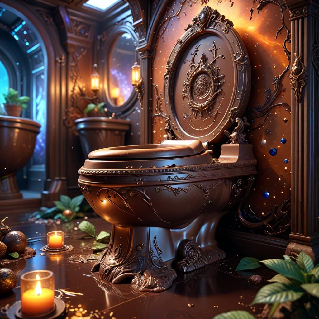 Chocolate toilet