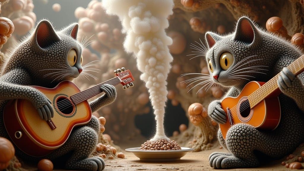 Cats Playing Guitars: A Whimsical Band