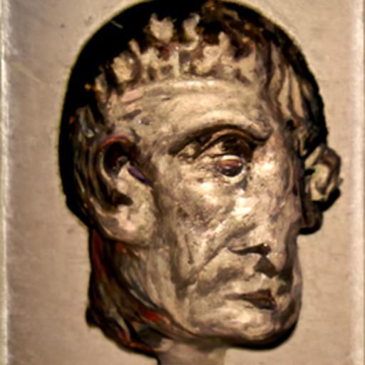 Realistic Portrait of Julius Caesar