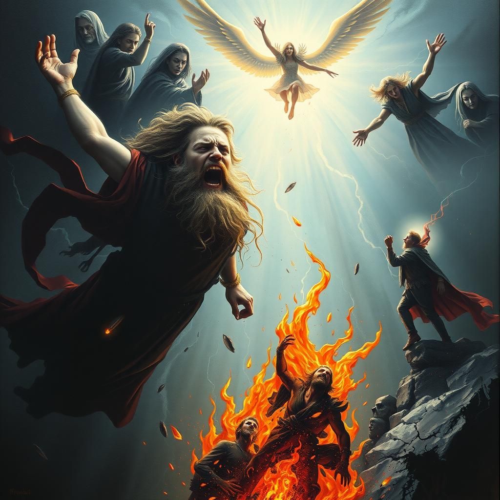 Bearded God Falls into Lake of Fire