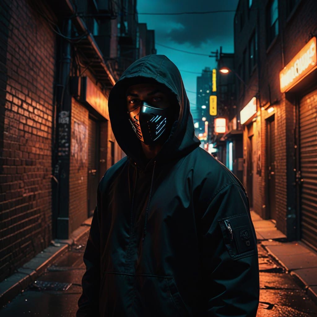 Epic Chicago Rapper Unleashes Electrical Fury in Neon Alleyw...