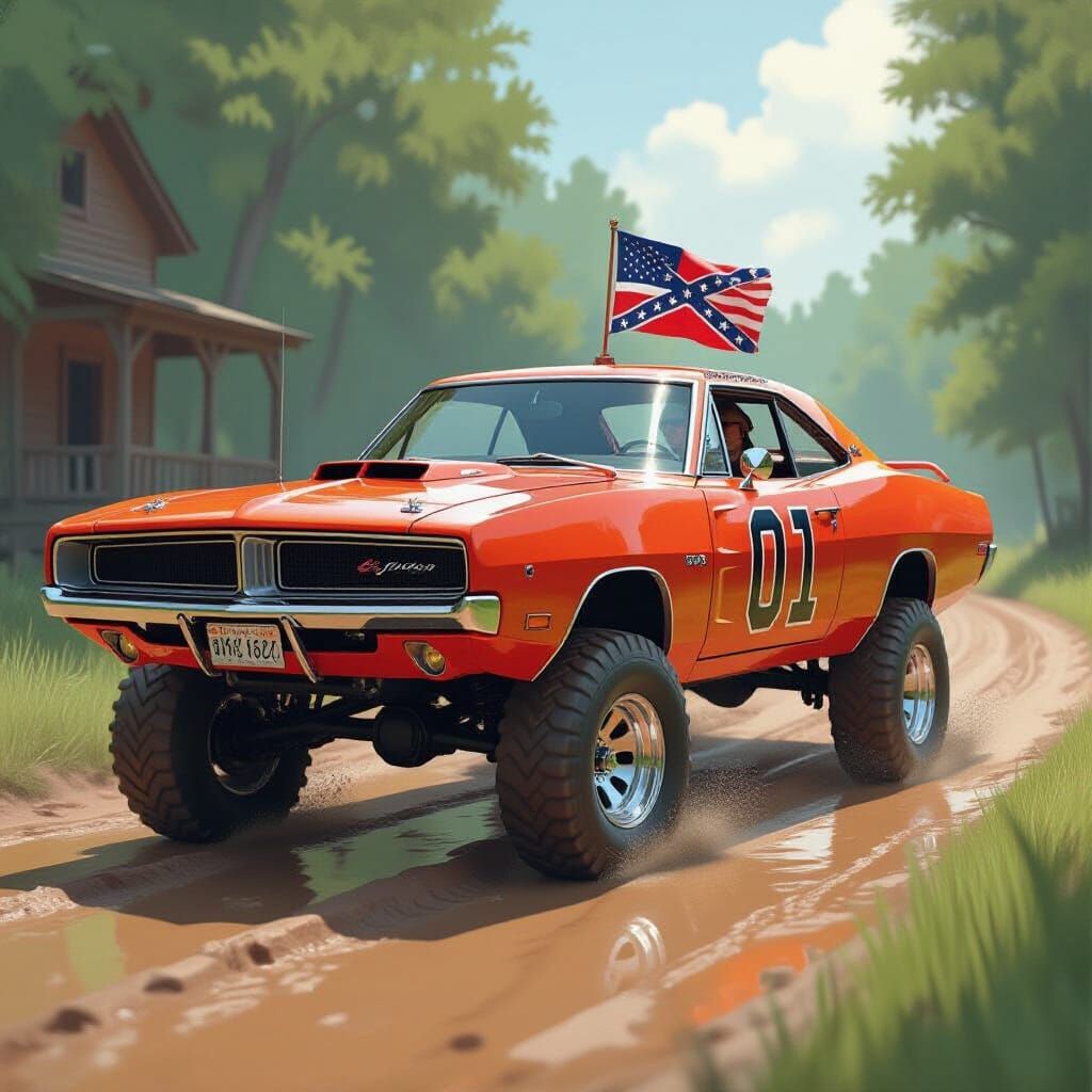 The General Lee: 1969 Dodge Charger in Action