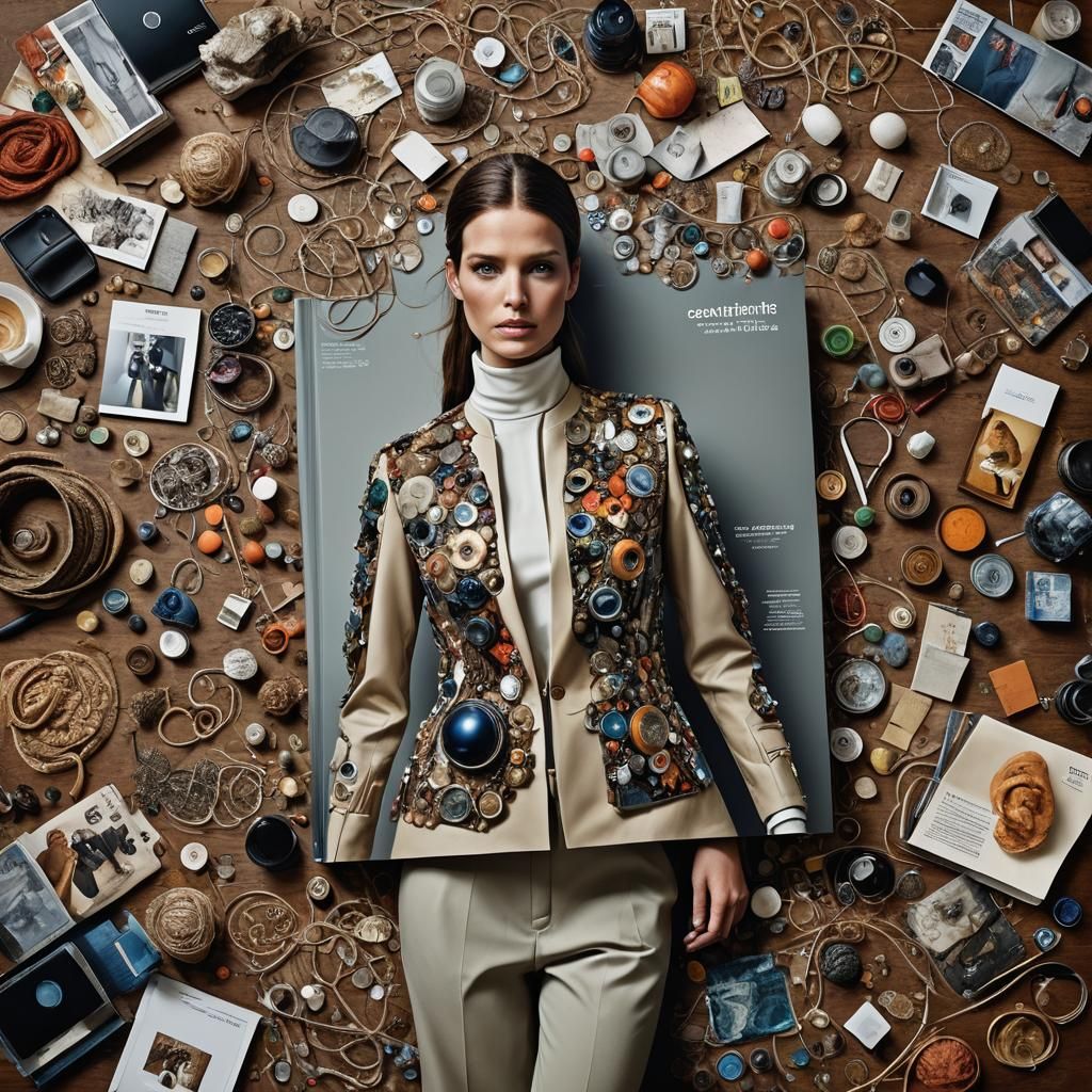 Magazine Featuring Futuristic Organic Clothing