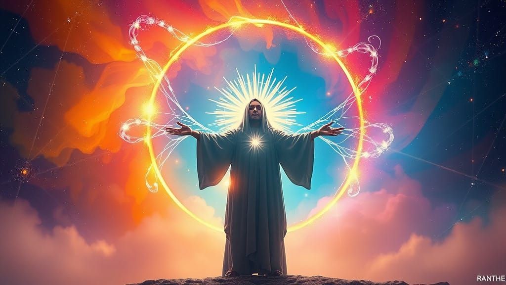 Cosmic Healer Channels Celestial Energy to Heal the Earth