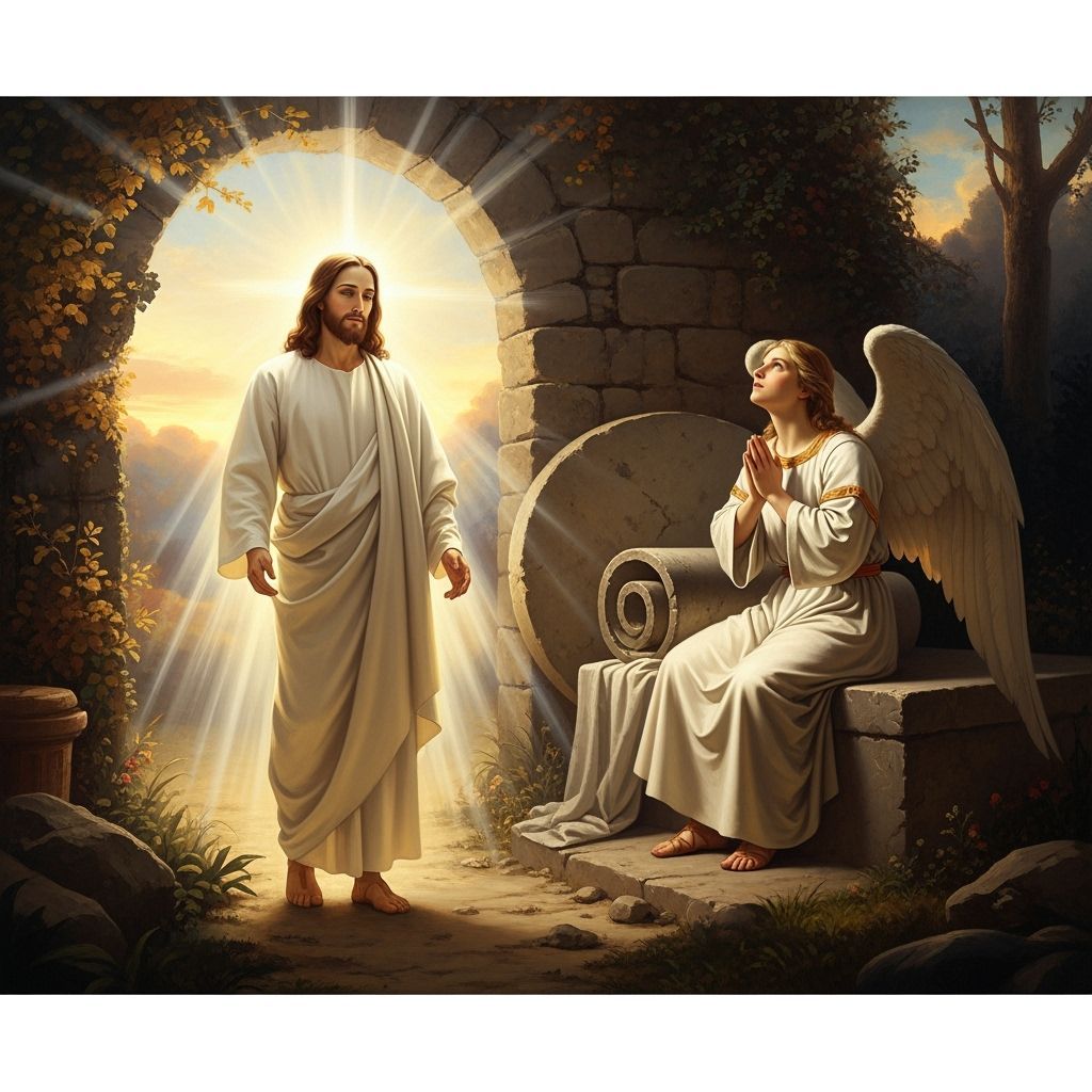 Jesus Christ's Resurrection in Biblical Realism Style