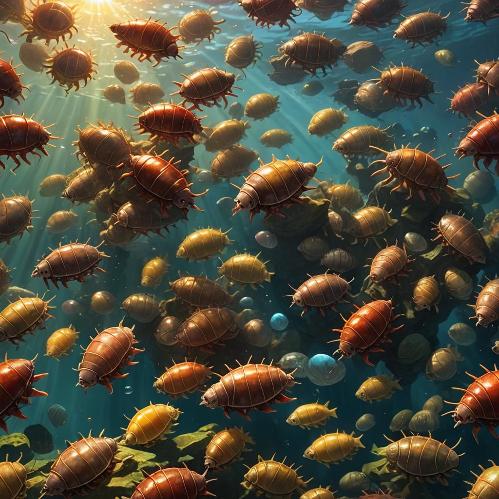 Isopod Horde Invasion: A Digital Matte Painting