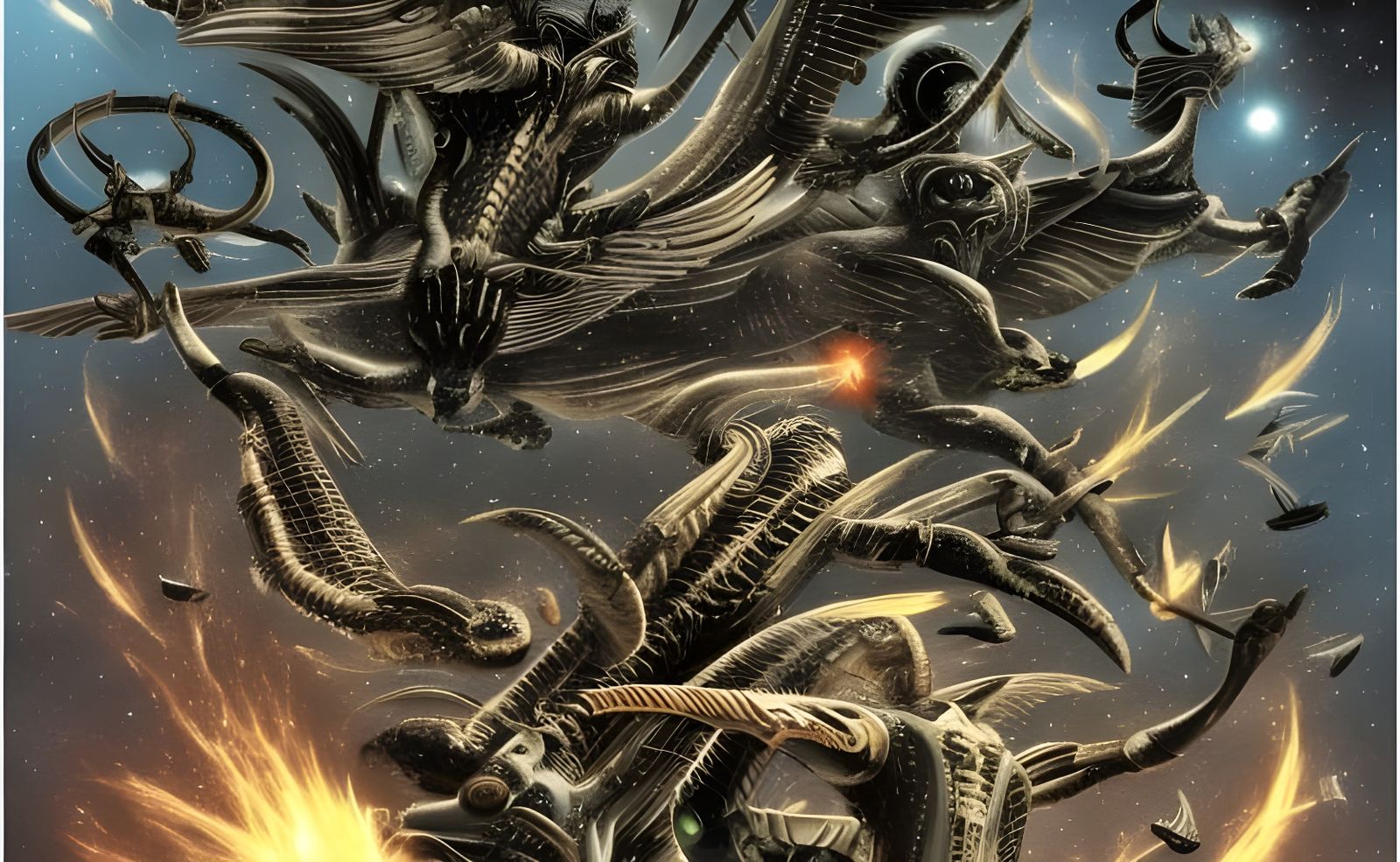 Laser Swarm: Vengeance in a Biomechanical Style