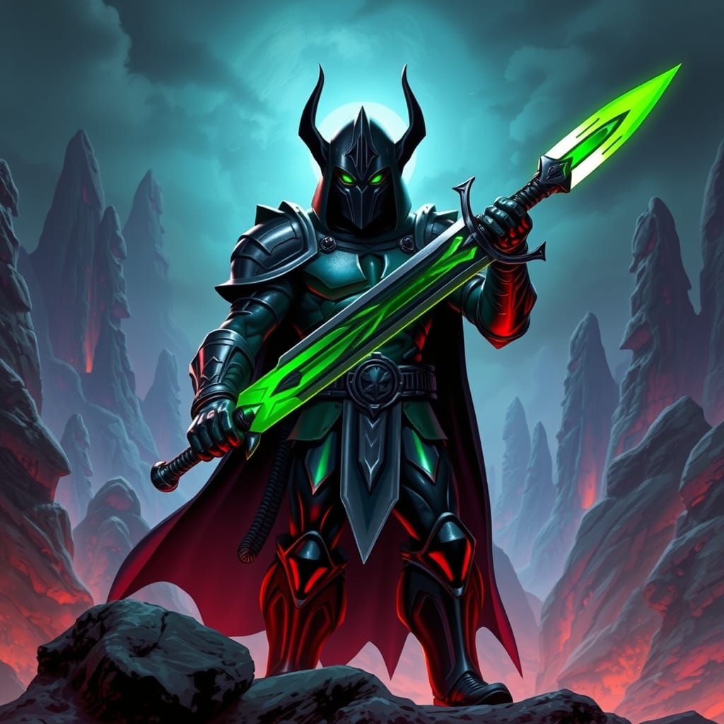 Eternian Warrior Wields Ancient Magic