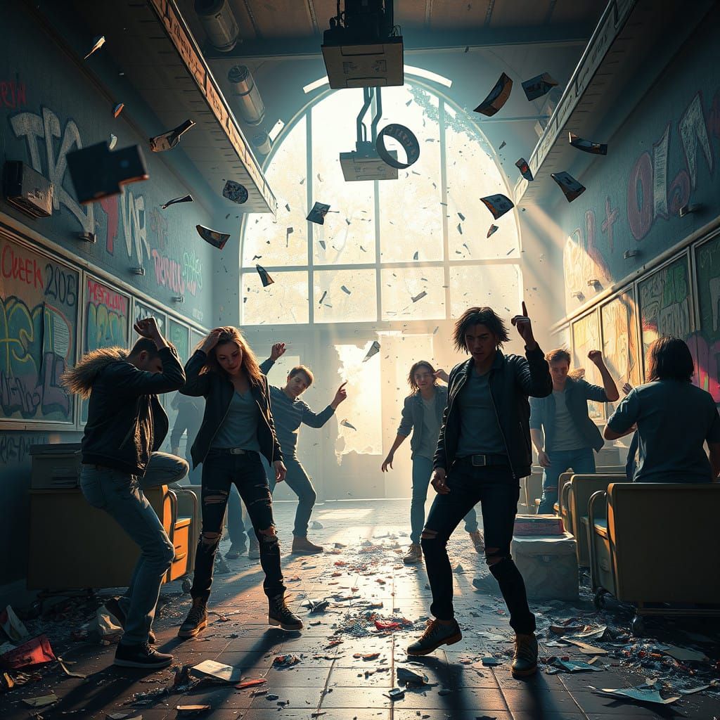 Rebellious Teens Overthrow Strict School in Chaotic Anarchic...