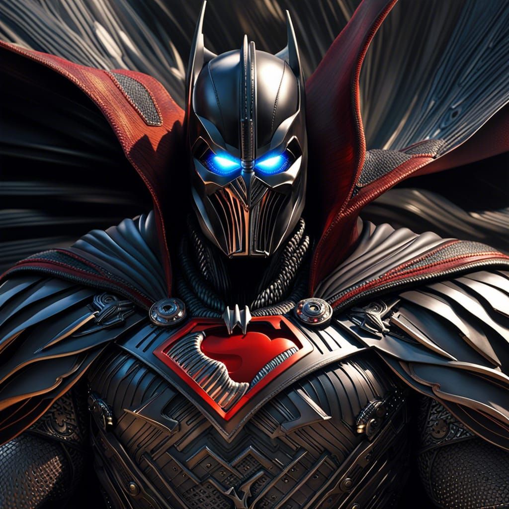 Spawn-superman-biomehanic is Darth Vader