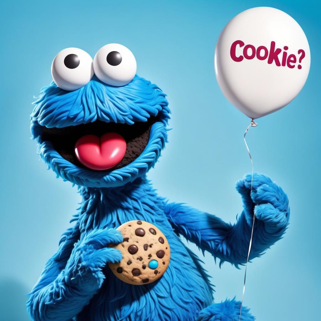 Sesame Street's Cookie Monster Yearns for Cookies