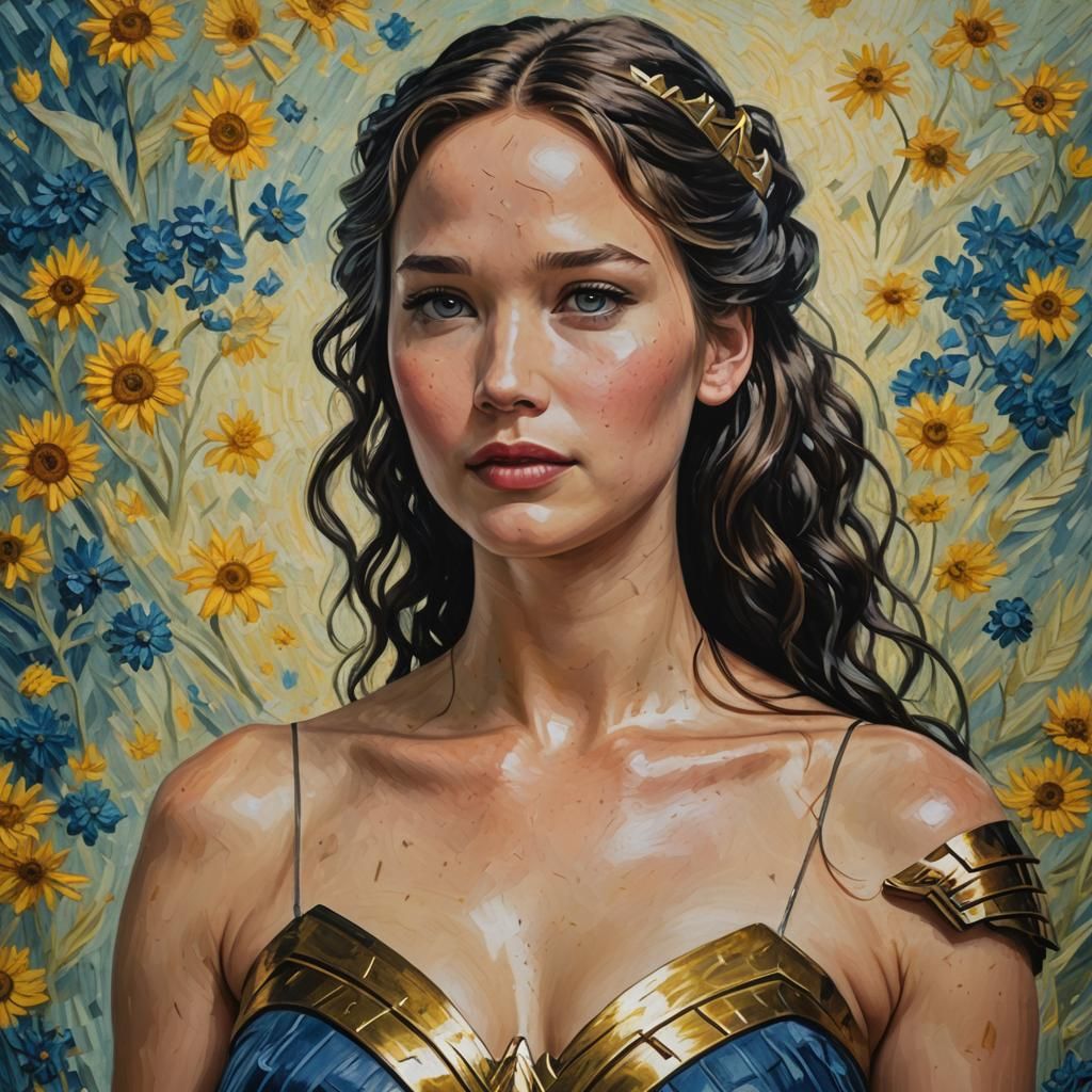 jennifer lawrence as wonder woman