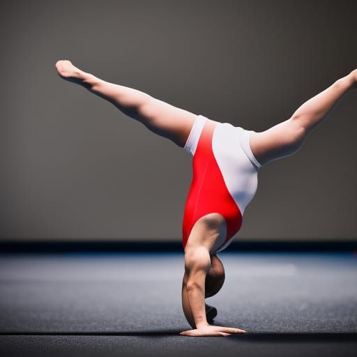 Gymnast in Motion: Professional Photography with Bokeh