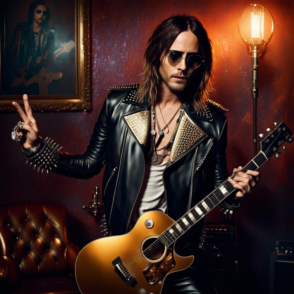 Glam Rock Portrait in LaChapelle Style