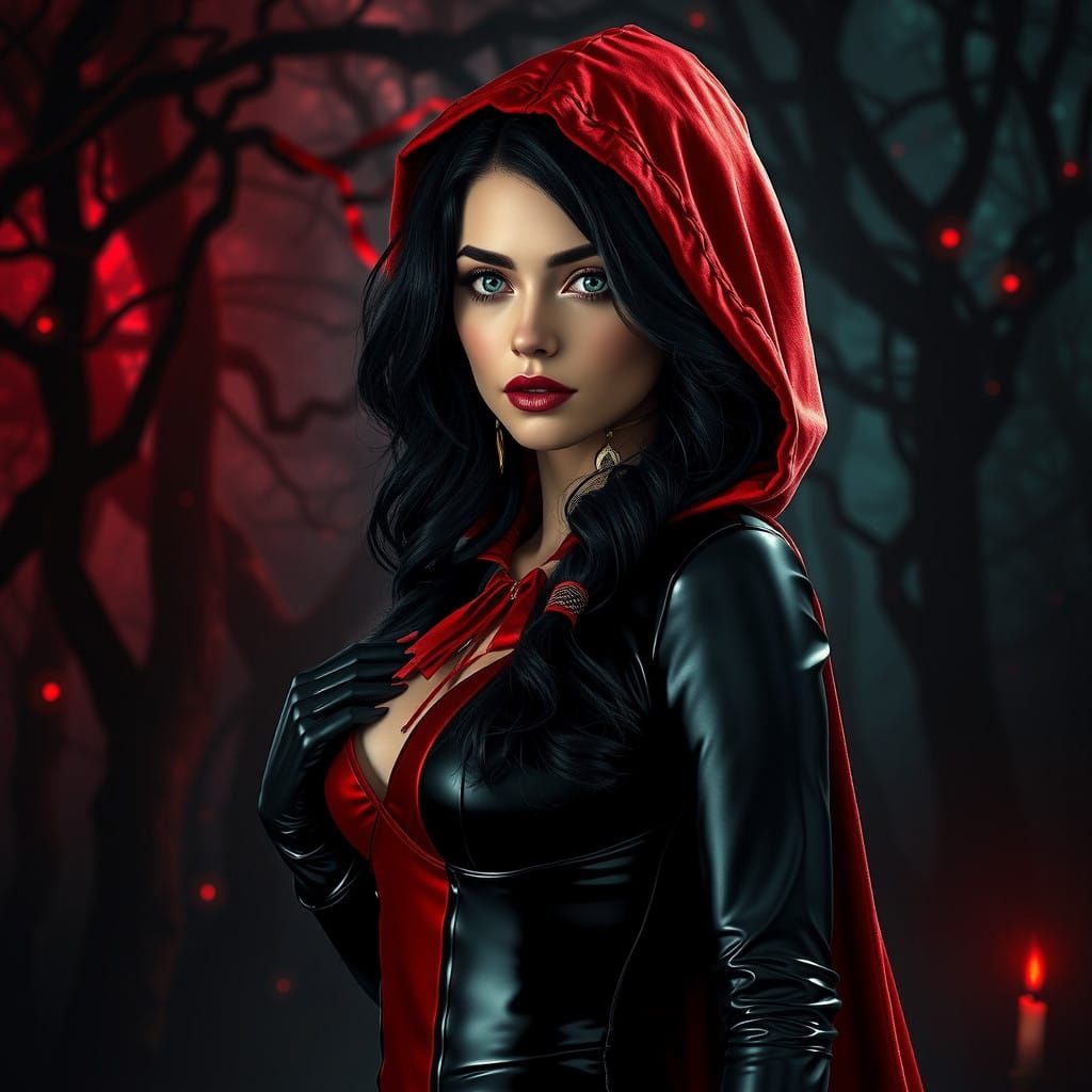 Gothic Goddess of the Dark Forest