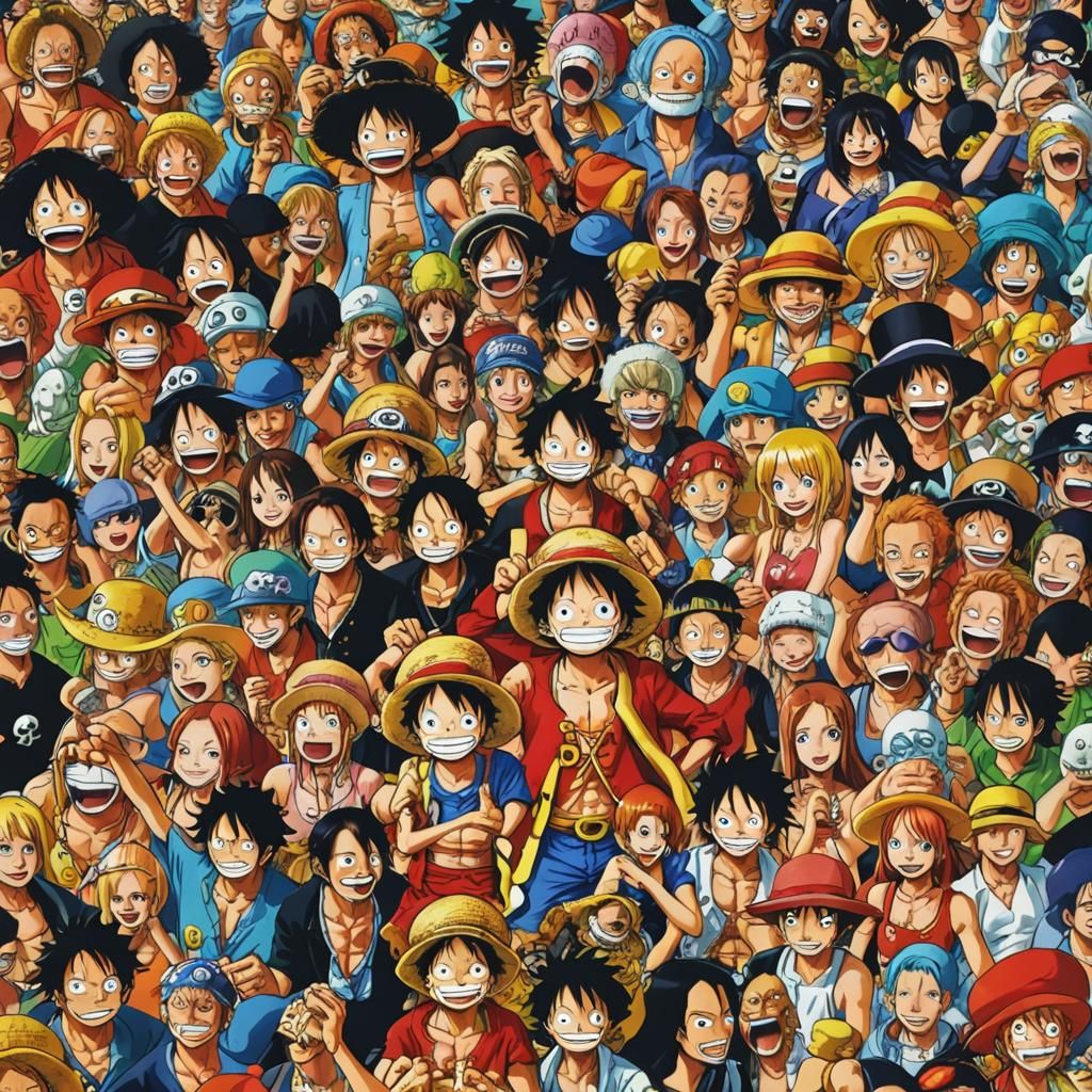 One Piece Anime Key Visual: Japanese Manga Art