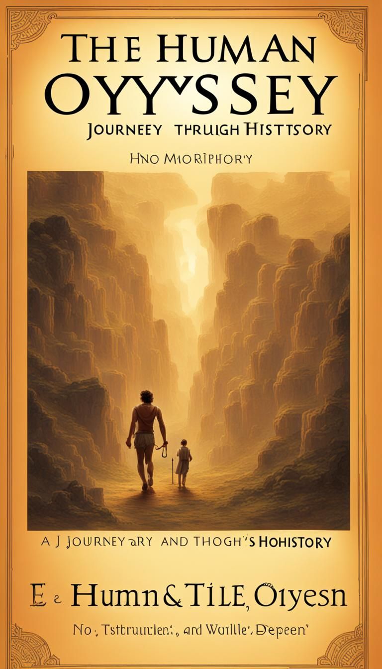 Ebook Cover: The Human Odyssey - A History Journey