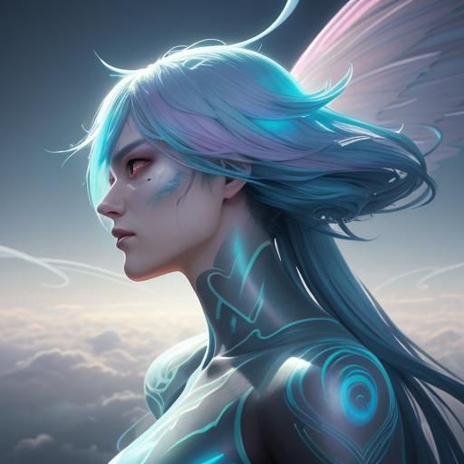 Magical Metamorphosis in Hyper-Realistic 3D Anime Style