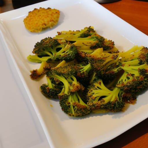 Broccoli with Marinara Sauce: An AI Interpretation