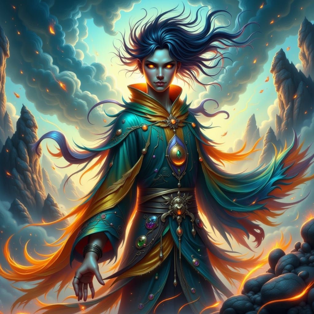 Surreal Fantasy Cultivator Unleashes Vengeful Fury