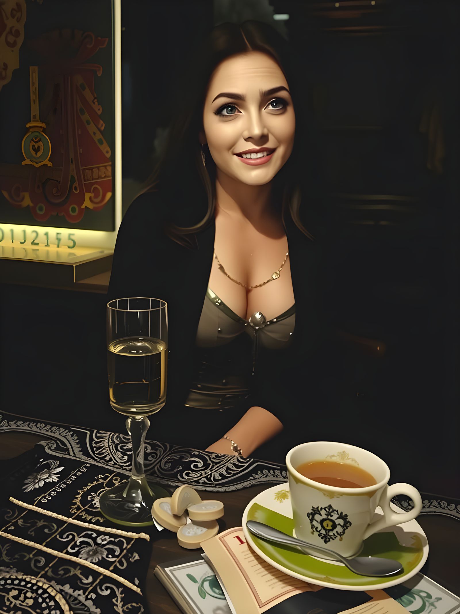 Renaissance Woman's Sadness in Spanish Style