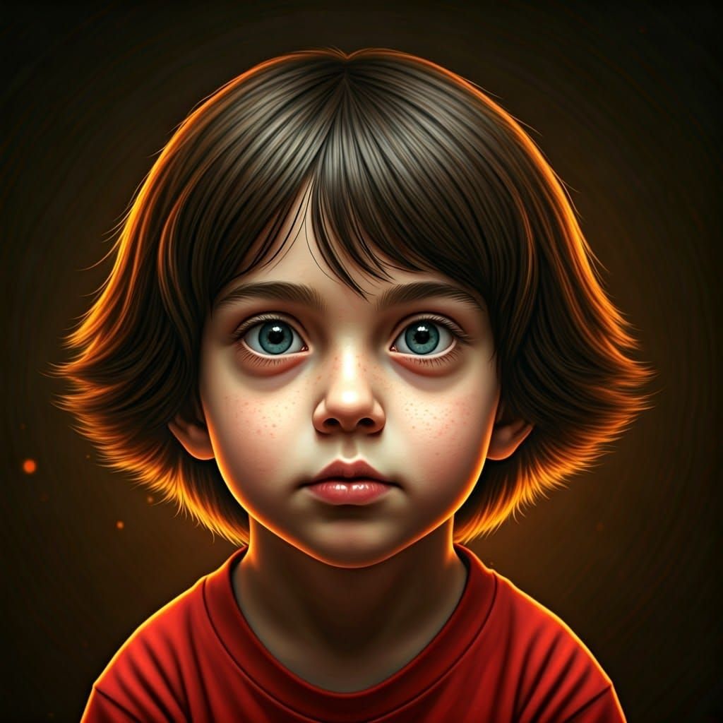 A Young Child's Vibrant Inner World