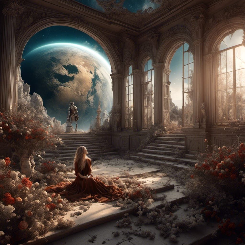 Eternal Emptiness in Space-Time: Abstract Depiction