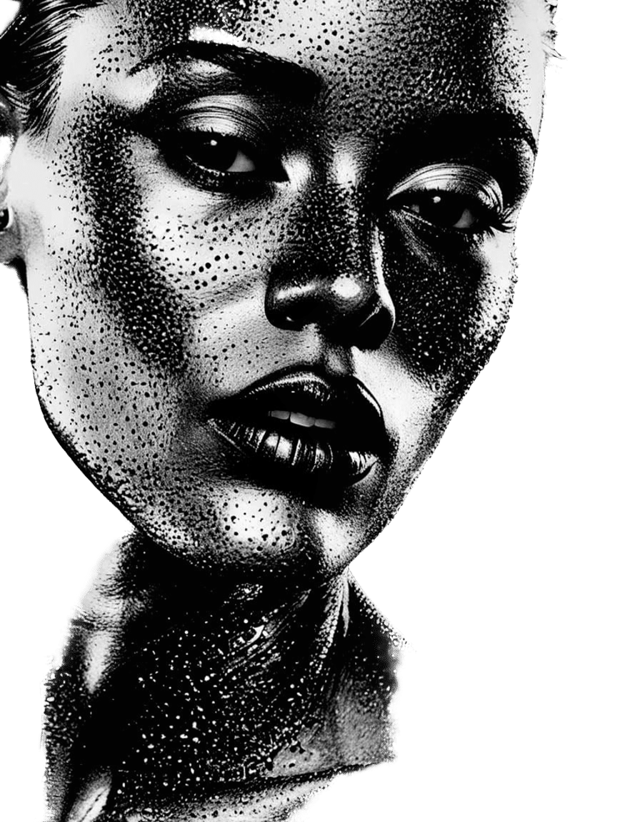 Grace Jones high gloss point art