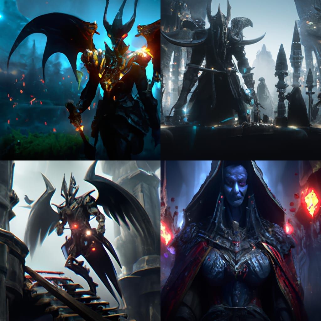 Dark Paladin Concept Art in Unreal Engine
