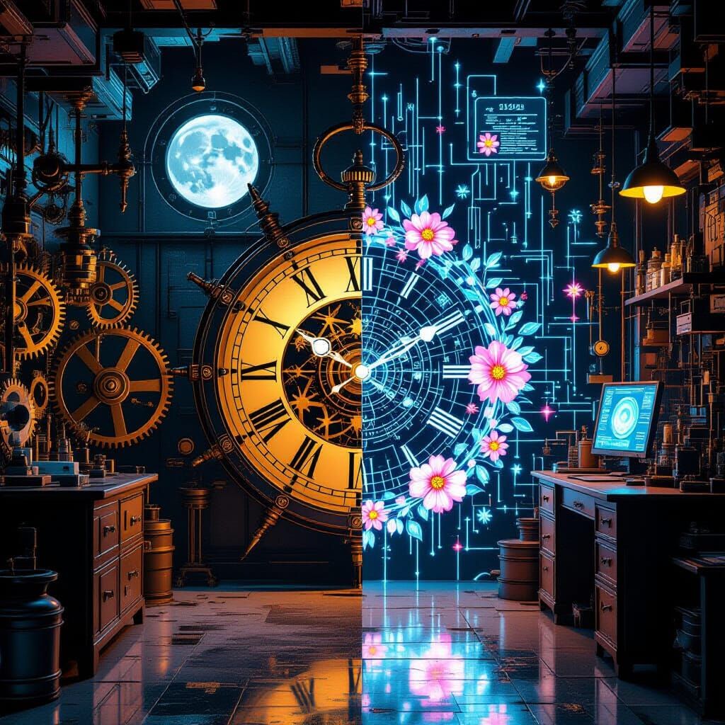 Clockmaker's Workshop: Analog Meets Digital in Hyperrealism