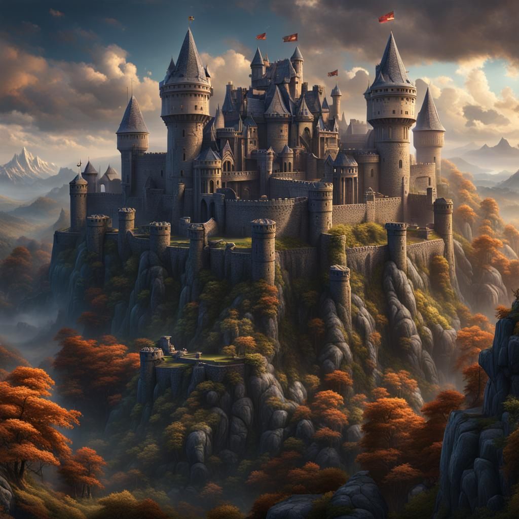 Castle Greyskull: Hall of Wisdom in Detailed Matte Painting
